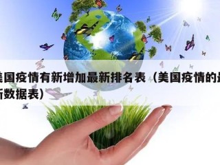 美国疫情有新增加最新排名表（美国疫情的最新数据表）
