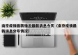 南京疫情最新情况最新消息今天（南京疫情最新消息分布情况）